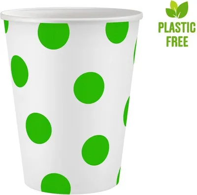 Obrázok produktu pre Papierové poháre Pistachio dots 250 ml