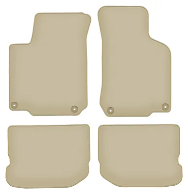 Immagine prodotto di Tappetini in velluto PREMIUM beige compatibili con Skoda Octavia I (1996-2004, liftback, station wagon, tour) – con fissaggi – su misura