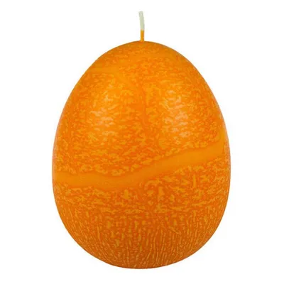 Image de Bougie aux oeufs - Orange 140x100mm