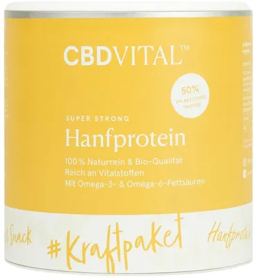 Produktbild von Hanfprotein | Super Strong | 250g, vegane Proteinquelle | 100% Naturbelassen