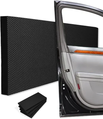 Produktbild von Garage Wandbeschützer 4 Stück, Schwarz, 40 x 20 x 2 cm, Selbstklebende Schaumstoffstoßfänger, Für Autotüren