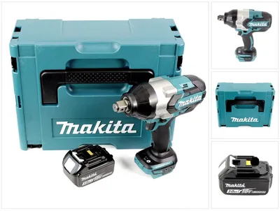 Produktbild von Makita DTW 1001 F1J Akku Schlagschrauber 18V 3/4“ 1050Nm Brushless + 1x Akku 3,0Ah + Makpac - ohne Ladegerät