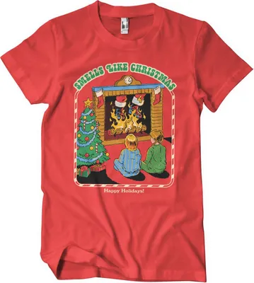 Produktbild von Smells Like Christmas T-Shirt - Medium - Red