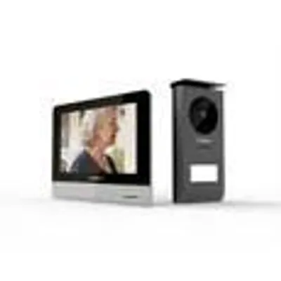 Produktbild von WLAN-Videotürklingel mit Bildschirm – LINK2HOME – 7-Zoll-Touchscreen – Smartphone-Benachrichtigung – 1080p-Kamera mit 120°-Weitwinkel