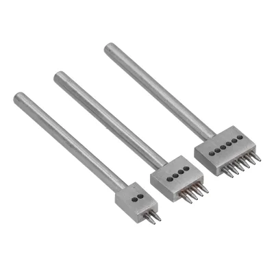 Image de Outil perforé pour le cuir, kits d'outils pour l'artisanat du cuir, kits de bricolage pour le cuir, outil de perforation, poinçon pour le cuir, artisanat du cuir