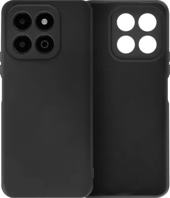 Produktbild von Avizar, Halbsteife Silikon Handyhülle für Honor X6b, Schwarz