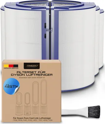 Immagine prodotto di set di 4 filtri di ricambio Comedes, utilizzabili al posto di Dyson TP06