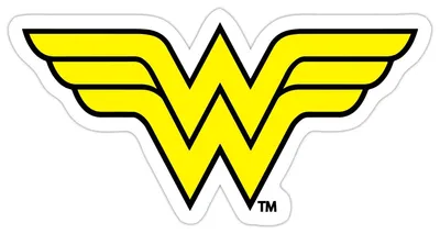 Produktbild von Spreadshirt DC Comics Justice League Wonder Woman Logo Sticker Aufkleber, 10 x 10 cm, Mattweiß