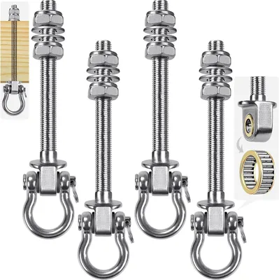Produktbild von Schaukelhaken 175 mm, 4 Stück, M10, 1500 lbs, für Boxsack