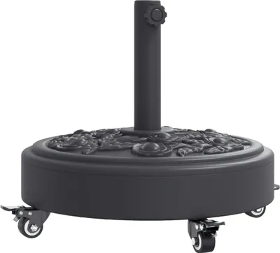 Produktbild von vidaXL Sonnenschirmständer mit Rollen für Ø38/48 mm Mast 27 kg Rund