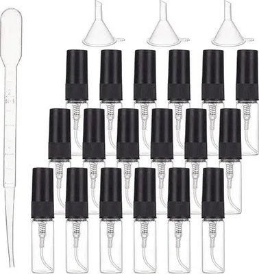 Produktbild von Famanu Sprühflasche - Nachfüllbare 2ml Mini-Sprühflaschen im Wertpaket