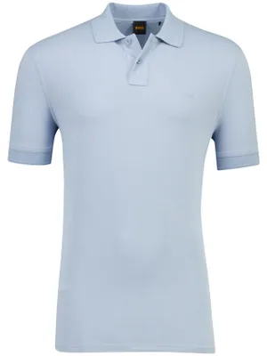 Produktbild von hellblaues 2-Knopf-Poloshirt Boss Orange Prime