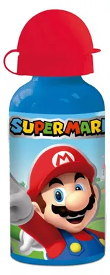 Produktbild von Stor Super Mario Flasche 400ml Mehrfarbig Kinder Mehrfarbig One Size