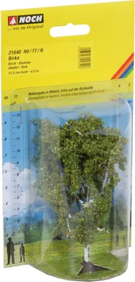 Produktbild von NOCH® Birke, realistischer Modellbaum, 11,5 cm hoch für die Spurweiten H0, TT, N ideal für Dioramen und Modellbau