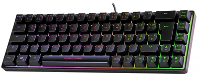 Produktbild von Deltaco Gaming GAM-158-DE, Kabelgebunden, USB, Membran Key Switch, QWERTZ, RGB-LED, Schwarz