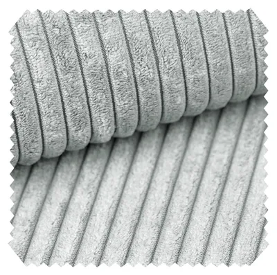 Produktbild von novely® PORTO - Polsterstoff in Breitcord-Optik - Ultraweicher Möbelstoff - Pflegeleichte Meterware 1 lfm - Farbe: 55 Grau
