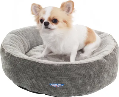 Produktbild von Hundebett Balmoral · Grau · S · 51 x 51 x 15 cm
