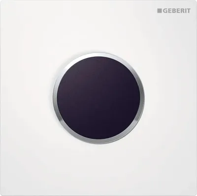Immagine prodotto di Geberit, commande pour urinoir avec déclenchement électronique du rinçage, alimentation au réseau, plaque de recouvrement type 10, 116.025.KJ.1, 116.025.KJ.1