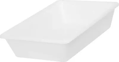 Obrázok produktu pre Vorratsschale Kunststoff, weiß, Höhe: 110 mm, Länge: 500 mm