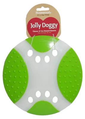 Produktbild von Rosewood 40310 Wurfspielzeug für Hunde, dentales Frisbee, 23 cm