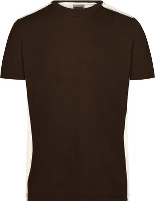 Produktbild von Men's Workwear T-Shirt - COLOR - brown/stone, Gr. XS