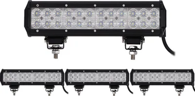 Immagine prodotto di Greenmigo 4X 72W LED 7200LM 6000K 12V 24V Luce di lavoro Fuoristrada Proiettore riflettore IP67 Proiettore da lavoro