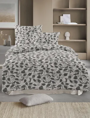 Produktbild von Irisette GmbH & Co. KG Edel-Feinbiber Bettwäsche Set Koala-HK 8588 Farbe grau Größe 155x220+80x80