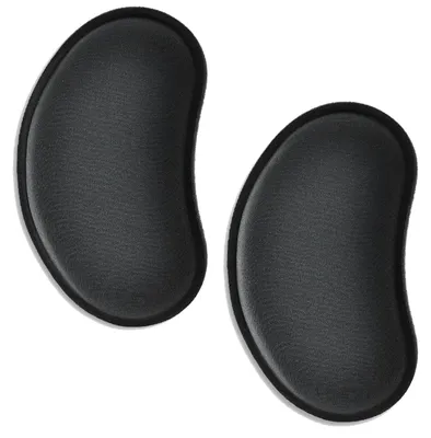 Image de Repose-poignet souris - Mousepad ergonomique - Mousse à mémoire de forme - Noir - 13,8 x 7,7 x 2 cm - Pour clavier et ordinateur portable
