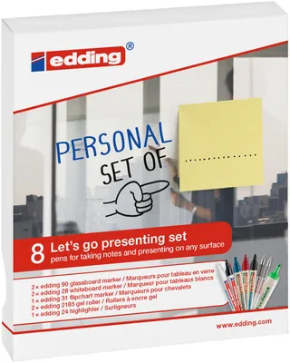 Immagine prodotto di edding 4-BTWPRES set di scrittura edding Presenta colori assortiti