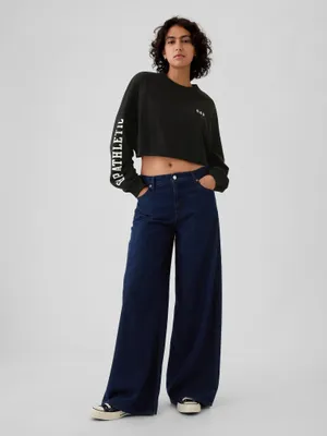 Produktbild von GAP Kurzes Sweatshirt mit Logo 498952-02__S