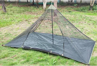 Zdjęcie produktu dla Namiot z moskitierą ENERO CAMP 200x120x95 cm - Namiot chroniący przed owadami do użytku na kempingu, w ogrodzie i na zewnątrz