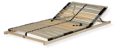 Image de Sommier à lattes 90x200 cm - Tête réglable 42 lattes 7 zones Charge env. 140 Kg Bouleau et hêtre stratifié Auto-assemblage  Germany