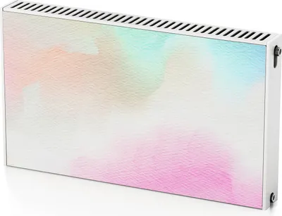 Produktbild von Aquarell – Magnetische Heizkörperabdeckung – 100x60 cm – Magnet Heizkörperabdeckung – 3D Würfel – Heizkörperverkleidung – Magnetische Wandverkleidung – Wetterfest