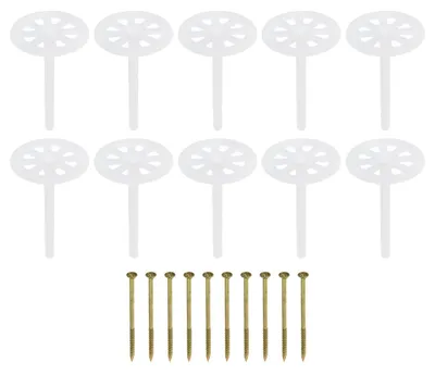 Isolationsdübel 102 mm, 100 Stück, Kunststoff & Stahl