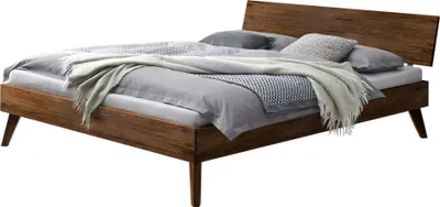 Produktbild von HASENA Trento Bett Ancona Nussbaum massiv 2023 180x200