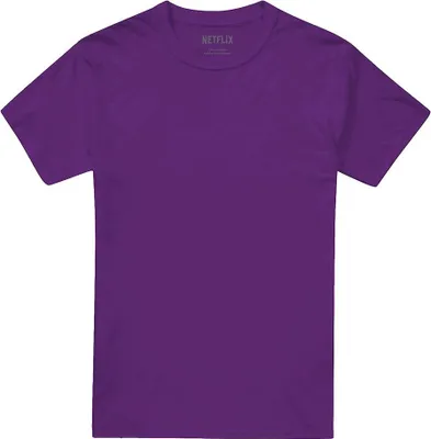 Produktbild von K-Pop Demon Hunters - T-Shirt für Herren/Damen Uni, Rückseitiger Aufdruck TV20436 (3XL) (Violett)