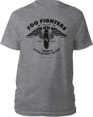 Image de Foo Fighters - T-shirt homme/femme unie RO1838 (XL) (Gris)