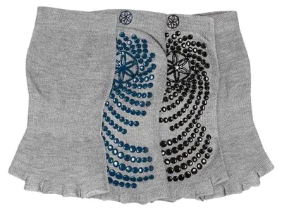 Image de GAIAM chaussettes de yoga antidérapantes gris pack de 2
