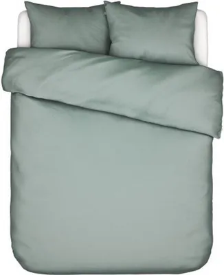 Produktbild von Essenza Satin Bettwäsche-Garnitur Minte  Farbe Dusty green Größe 155x220+80x80