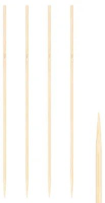 Produktbild von 1250x Schaschlikspieße aus Bambus Ø4mm 40cm