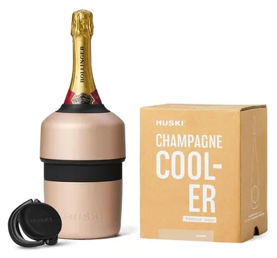 Produktbild von Sektkühler Champagnerkühler Weinkühler - Doppelwandig - Flaschenstopfen - 750 ml - Edelstahl