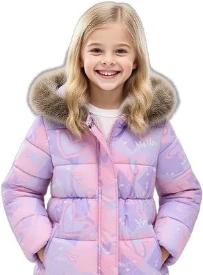 Productafbeelding van Currero Winterjas Meisjes Roze Paars 5-6Y