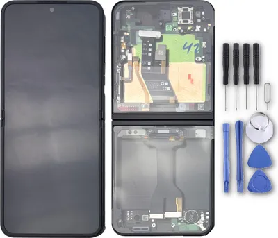 Produktbild von Für Samsung Galaxy Z Flip7 FE GH82-37734A LCD Display mit Rahmen Ersatz Schwarz