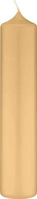 Produktbild von Altarkerzen 10% BW Anteil (Bienenwachs Kerzen) Beige 250 x Ø 80 mm, 4 Stück, Kerzen mit Dornbohrung in RAL Kerzengüte Qualität