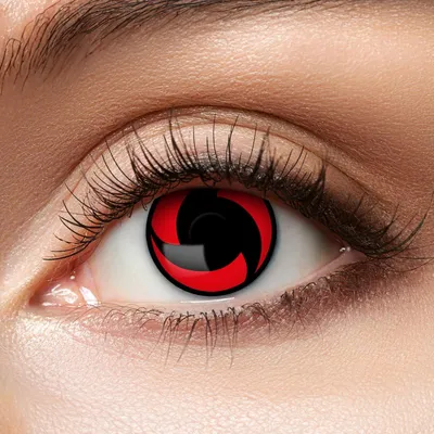 Produktbild von Zoelibat Mangekyo Sharingan 3-Monats-Kontaktlinsen auffälliger Anime Cosplay Look