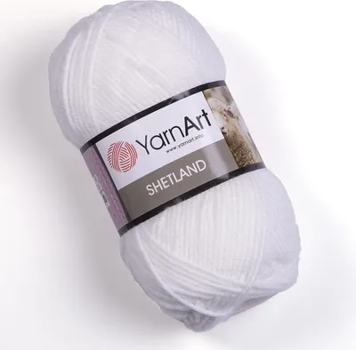 Produktbild von YarnArt Shetland Wolle - Weich, Waschbar, Ideal für Herbst/Winter Projekte