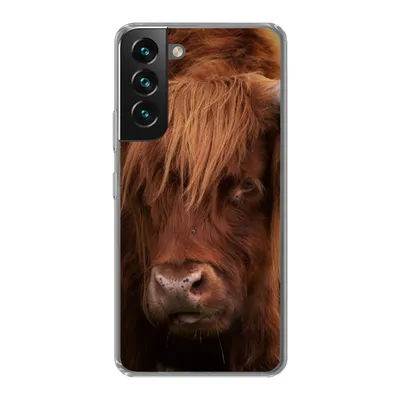 Produktbild von MuchoWow® Handyhülle Schutzhülle Hülle für Samsung Galaxy S22 Plus Schottischer Highlander - Orange - Tiere Silikon Softcase Handy Hülle - Schutzabdeckung