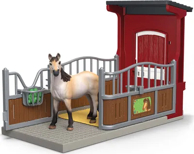 Image de schleich HORSE CLUB Ponybox met Mustangmerrie 42724