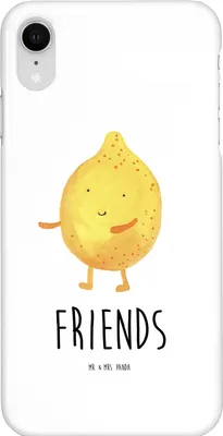 Produktbild von Mr. & Mrs. Panda Iphone XR Handyhülle Beste Freunde Zitrone - Weiß - Geschenk, Lustige Sprüche, Premium Kunststoff, Fehlende Keywords, Handy Case