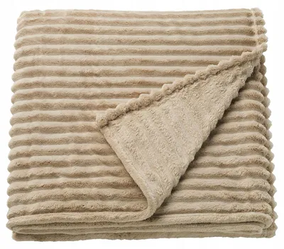 Produktbild von IKEA GULLSTRALE Kuscheldecke Jasnobeige 230x250 cm Warm
